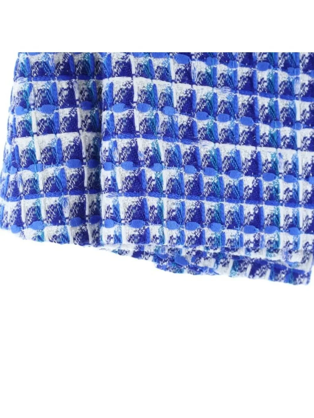 Chanel Tweed Skirt Blue